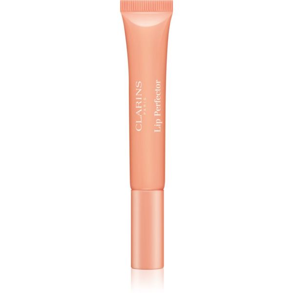 Clarins Clarins Lip Perfector Shimmer sijaj za ustnice z vlažilnim učinkom odtenek 02 Apricot Shimmer 12 ml