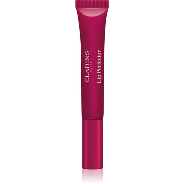 Clarins Clarins Lip Perfector Shimmer sijaj za ustnice z vlažilnim učinkom odtenek 08 Plum Shimmer 12 ml