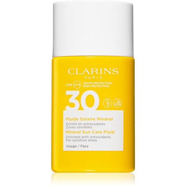 Clarins Clarins Mineral Sun Care Fluid mineralni fluid za sončenje za obraz SPF 30 30 ml