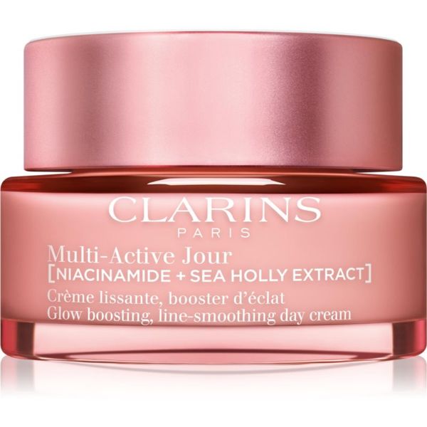 Clarins Clarins Multi-Active Day Cream Dry Skin gladilna in posvetlitvena krema za suho kožo 50 ml