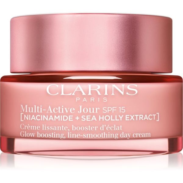 Clarins Clarins Multi-Active Day Cream SPF 15 gladilna in posvetlitvena krema SPF 15 50 ml