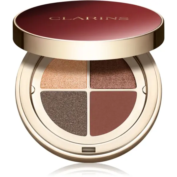 Clarins Clarins Ombre 4 Colour Eye Palette paleta senčil za oči za dolgoobstojen učinek odtenek 10 Maple Gradation 4,2 g
