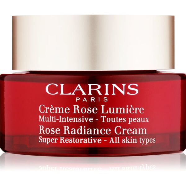 Clarins Clarins Rose Radiance Cream Super Restorative obnovitvena dnevna krema proti gubam 50 ml