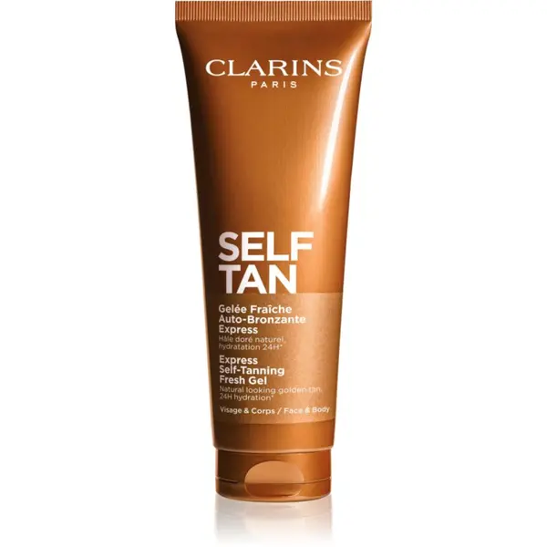 Clarins Clarins Self Tan Express Self-Tanning Fresh Gel samoporjavitveni gel z vlažilnim učinkom 125 ml