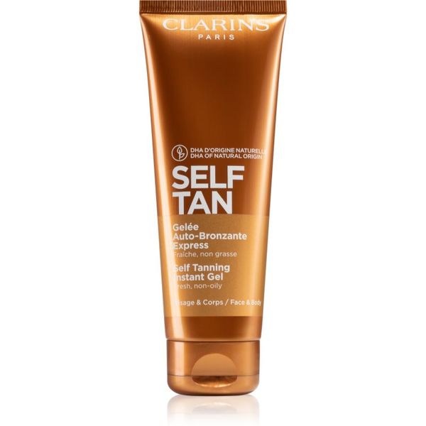 Clarins Clarins Self Tan Instant Gel samoporjavitveni gel za telo in obraz 125 ml