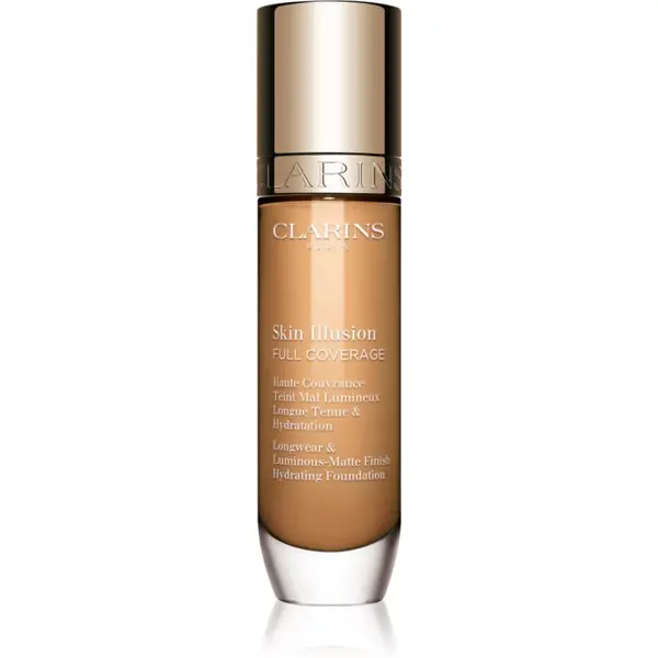 Clarins Clarins Skin Illusion Hydrating Foundation visoko prekrivni tekoči puder odtenek 112C 30 ml