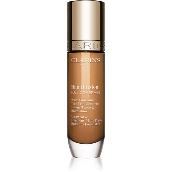 Clarins Clarins Skin Illusion Hydrating Foundation visoko prekrivni tekoči puder odtenek 114.5W 30 ml