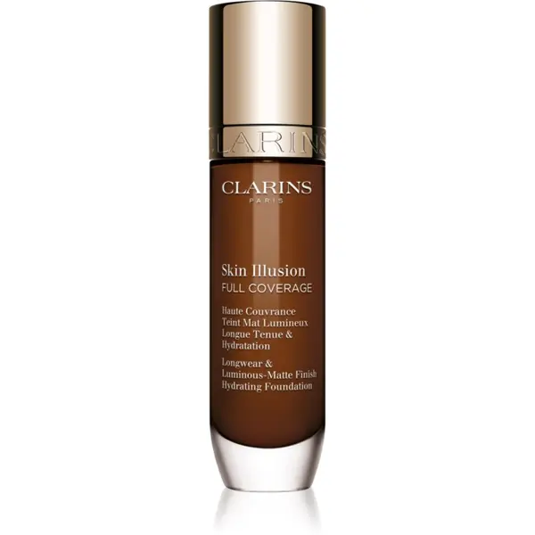 Clarins Clarins Skin Illusion Hydrating Foundation visoko prekrivni tekoči puder odtenek 120C 30 ml