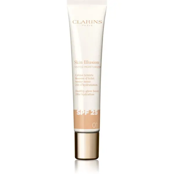 Clarins Clarins Skin Illusion Tinted Moisturizer tonirana krema SPF 25 odtenek 01 40 ml