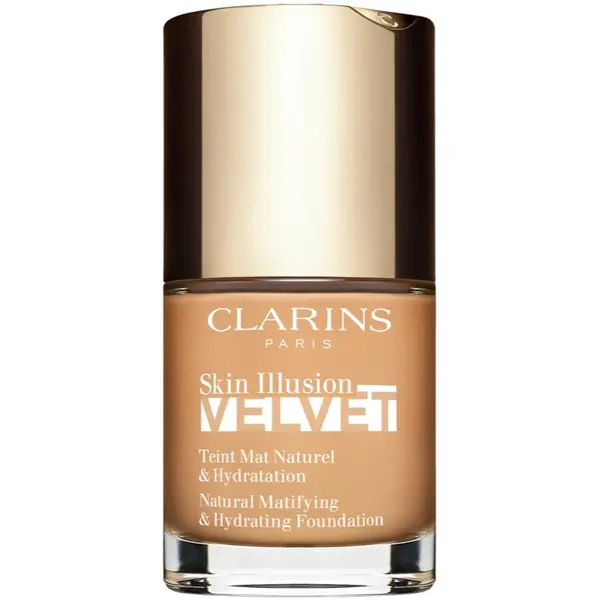 Clarins Clarins Skin Illusion Velvet tekoči puder z mat finišem s hranilnim učinkom odtenek 108.5W 30 ml