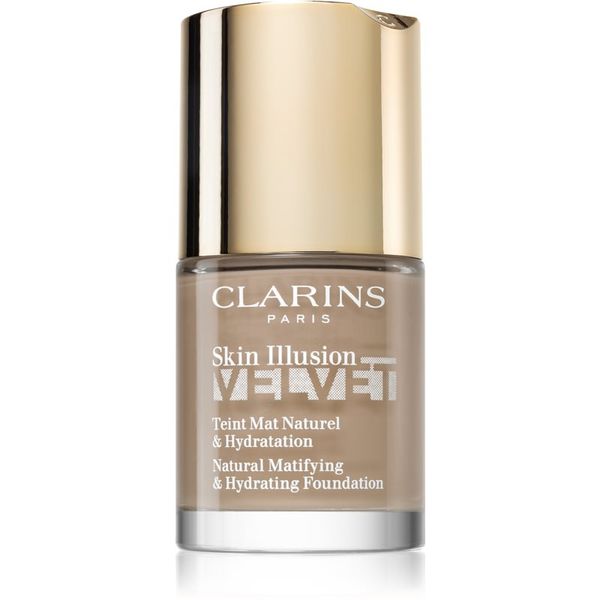 Clarins Clarins Skin Illusion Velvet tekoči puder z mat finišem s hranilnim učinkom odtenek 108.5W 30 ml