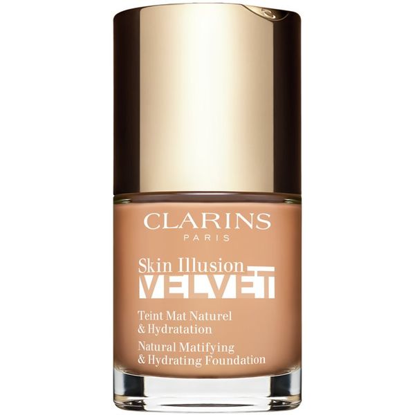 Clarins Clarins Skin Illusion Velvet tekoči puder z mat finišem s hranilnim učinkom odtenek 109C 30 ml