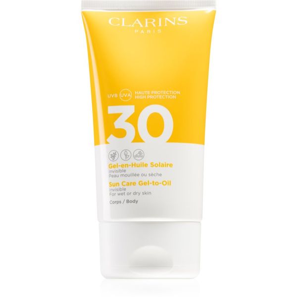 Clarins Clarins Sun Care Gel-to-Oil gel za sončenje SPF 30 150 ml
