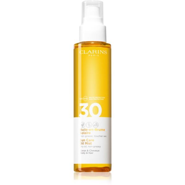 Clarins Clarins Sun Care Oil Mist suho olje za lase in telo SPF 30 150 ml