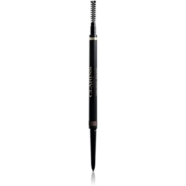 Clarins Clarins Wonder Define Eyebrow Pencil svinčnik za obrvi s čopičem odtenek 04 dark brown 0.06 g