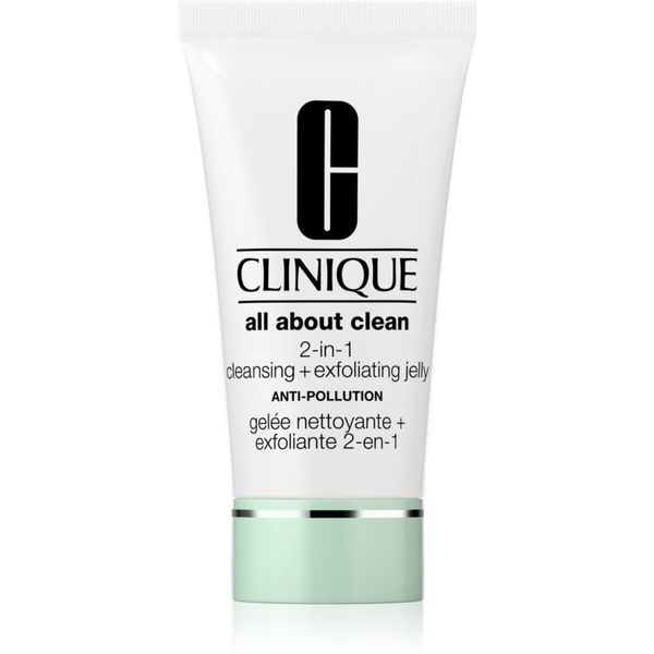 Clinique Clinique All About Clean 2-in-1 Cleansing + Exfoliating Jelly eksfoliacijski čistilni gel 150 ml