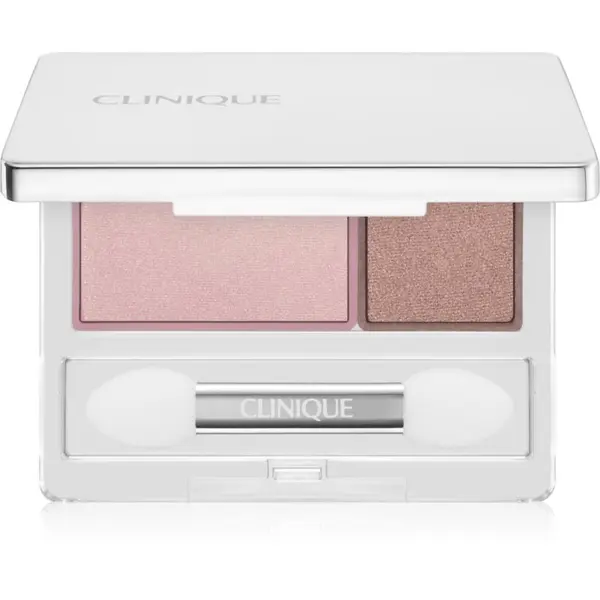 Clinique Clinique All About Shadow™ Duo duo senčila za oči odtenek Strawberry Fudge - Shimmer 1.7 g