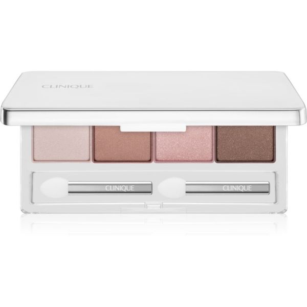 Clinique Clinique All About Shadow™ Quad paleta senčil za oči odtenek Pink Chocolate 3,3 g