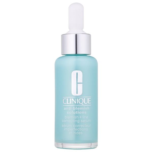 Clinique Clinique Anti-Blemish Solutions™ Anti-blemish + Line Correcting Serum serum za glajenje za problematično kožo, akne 30 ml