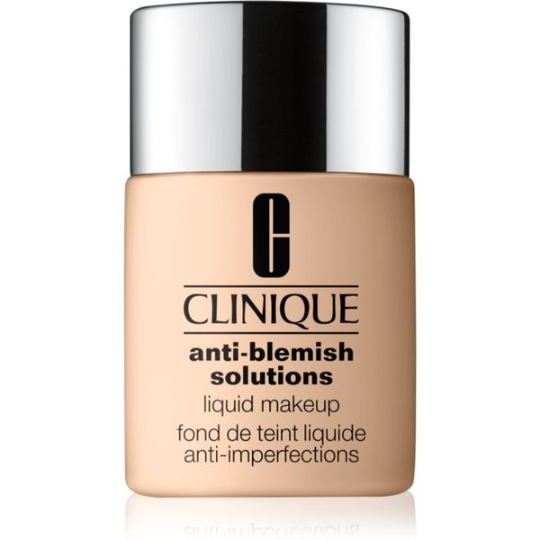 Clinique Clinique Anti-Blemish Solutions™ Liquid Makeup prekrivni tekoči puder za mastno k aknam nagnjeno kožo odtenek CN 10 Alabaster 30 ml