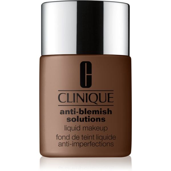 Clinique Clinique Anti-Blemish Solutions™ Liquid Makeup prekrivni tekoči puder za mastno k aknam nagnjeno kožo odtenek CN 126 Espresso 30 ml