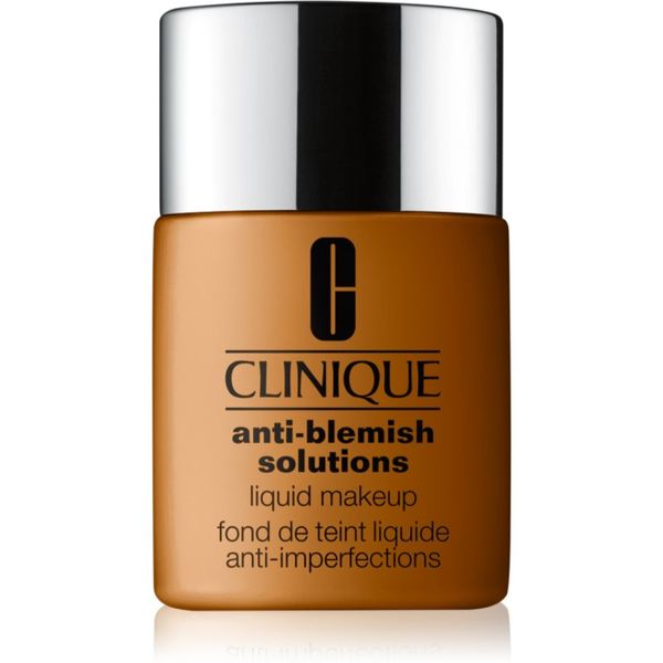 Clinique Clinique Anti-Blemish Solutions™ Liquid Makeup prekrivni tekoči puder za mastno k aknam nagnjeno kožo odtenek WN 112 Ginger 30 ml