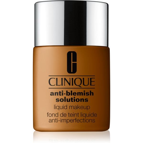 Clinique Clinique Anti-Blemish Solutions™ Liquid Makeup prekrivni tekoči puder za mastno k aknam nagnjeno kožo z dolgotrajnim učinkom WN 118 Amber 30 ml