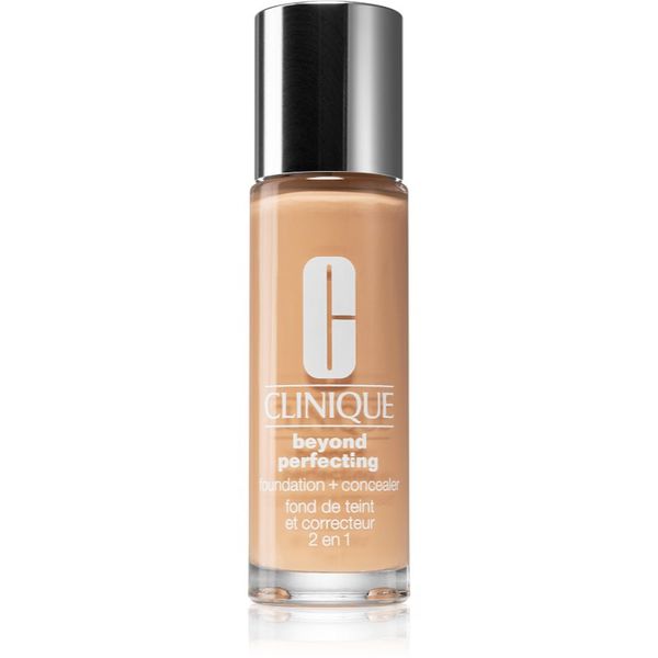 Clinique Clinique Beyond Perfecting™ Foundation + Concealer puder in korektor 2 v 1 odtenek 06 Ivory 30 ml