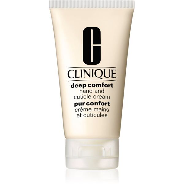 Clinique Clinique Deep Comfort™ Hand and Cuticle Cream globinsko vlažilna krema za roke, nohte in obnohtno kožico 75 ml