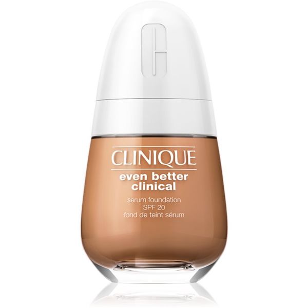 Clinique Clinique Even Better Clinical Serum Foundation SPF 20 negovalni tekoči puder SPF 20 odtenek 124 Sienna 30 ml