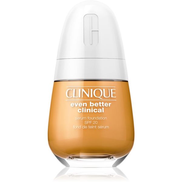 Clinique Clinique Even Better Clinical Serum Foundation SPF 20 negovalni tekoči puder SPF 20 odtenek WN 104 Toffee 30 ml