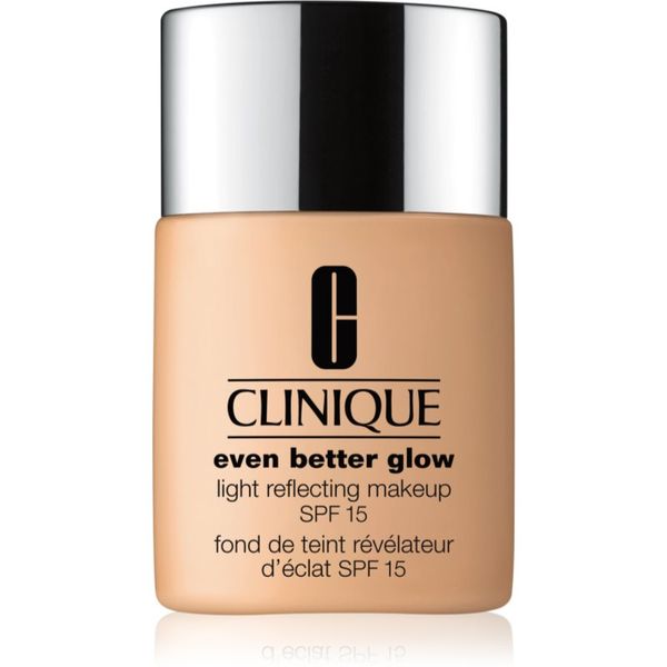 Clinique Clinique Even Better™ Glow Light Reflecting Makeup SPF 15 tekoči puder za posvetlitev kože SPF 15 odtenek CN 40 Cream Chamois 30 ml