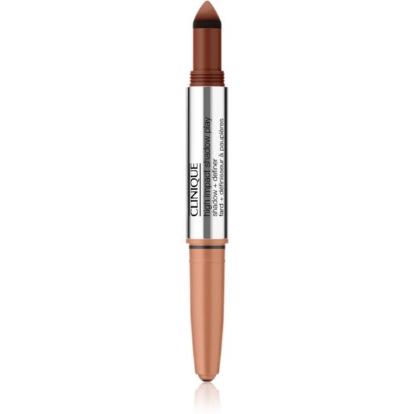 Clinique Clinique High Impact Shadow Play™ Shadow & Definer senčila za oči v svičniku duo odtenek Flame + Amber 1,9 g