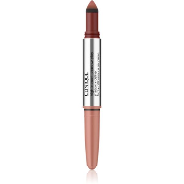 Clinique Clinique High Impact Shadow Play™ Shadow & Definer senčila za oči v svičniku duo odtenek Strawberry + Chocolate 1,9 g