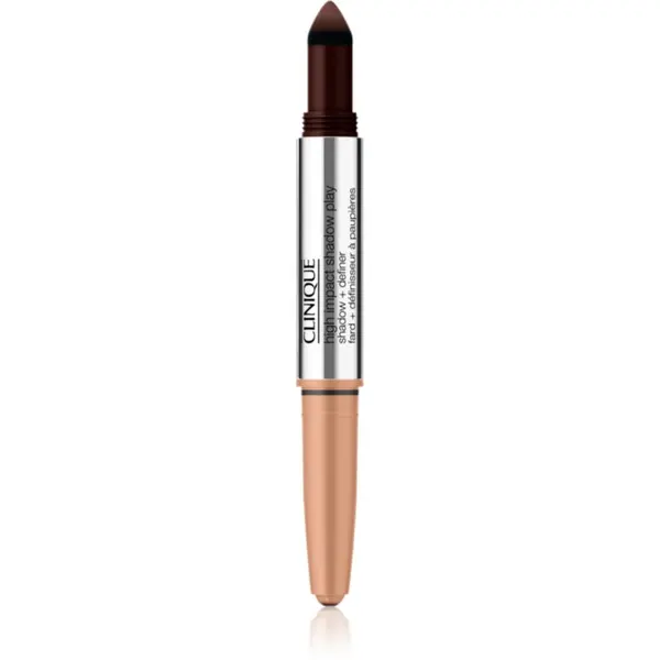 Clinique Clinique High Impact™ Shadow Play senčila za oči v svičniku duo odtenek Café Au Lait 1.9 g