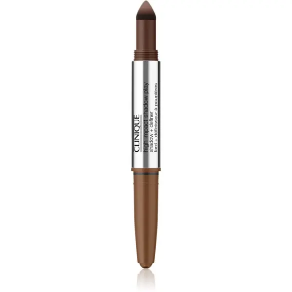 Clinique Clinique High Impact™ Shadow Play senčila za oči v svičniku duo odtenek Rum + Cola 1.9 g