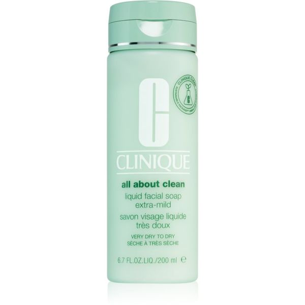 Clinique Clinique Liquid Facial Soap Extra-Mild tekoče milo za suho do zelo suho kožo 200 ml