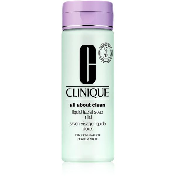 Clinique Clinique Liquid Facial Soap Mild tekoče milo za suho in mešano kožo 200 ml