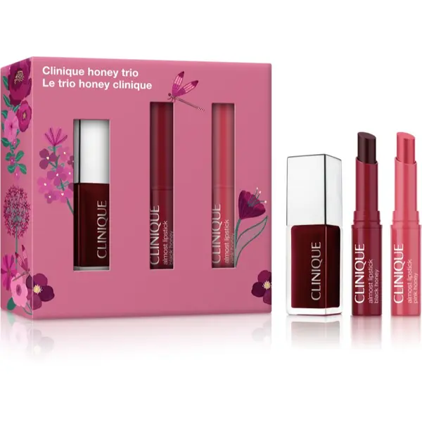 Clinique Clinique Mini Kit Honey Trio darilni set za ustnice