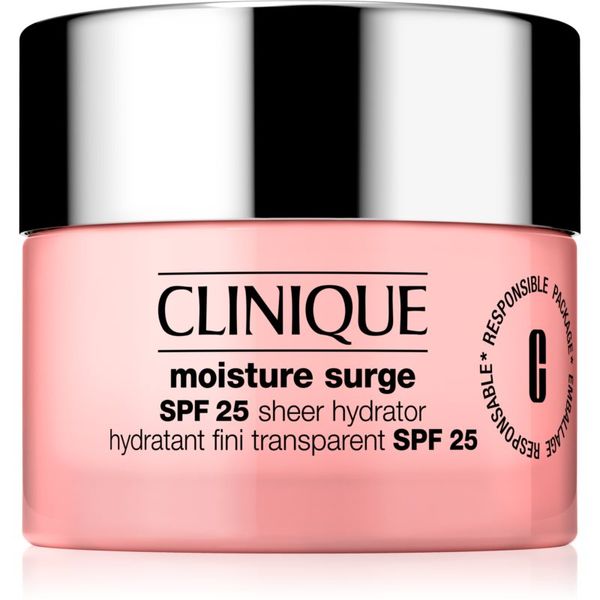 Clinique Clinique Moisture Surge™ SPF 25 Sheer Hydrator dnevna hranilna in vlažilna krema SPF 25 30 ml