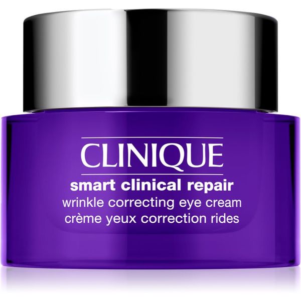 Clinique Clinique Smart Clinical™ Repair Wrinkle Correcting Eye Cream krema za predel okoli oči za zapolnitev in korekcijo gub 15 ml