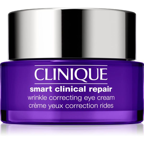 Clinique Clinique Smart Clinical™ Repair Wrinkle Correcting Eye Cream krema za predel okoli oči za zapolnitev in korekcijo gub 30 ml