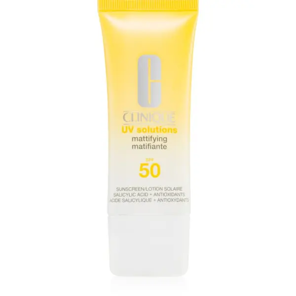 Clinique Clinique Sun UV Solutions Matifying Sunscreen SPF 50 krema za sončenje za obraz z mat učinkom 40 ml