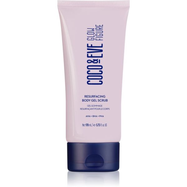 Coco & Eve Coco & Eve Glow Figure Resurfacing Body Gel Scrub nežni piling za telo 170 ml
