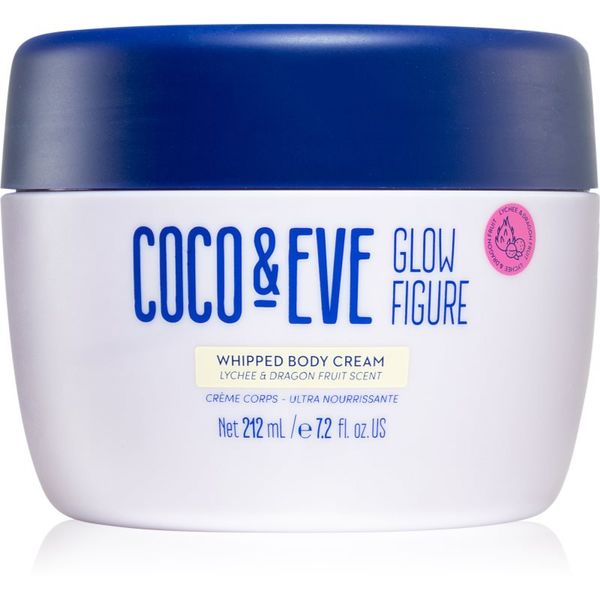 Coco & Eve Coco & Eve Glow Figure Whipped Body Cream hranilna krema za telo z vonjem Lychee & Dragon Fruit 212 ml