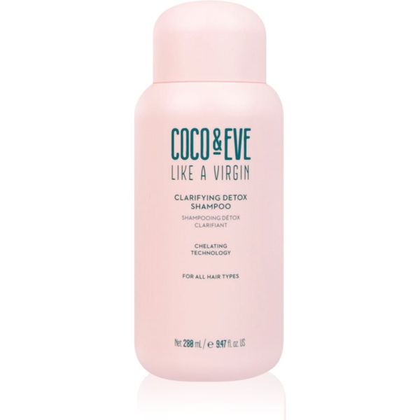 Coco & Eve Coco & Eve Like A Virgin Clarifying Detox Shampoo globinsko čistilni šampon z razstrupljevalnim učinkom 288 ml