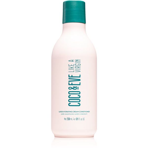 Coco & Eve Coco & Eve Like A Virgin Super Hydrating Cream Conditioner vlažilni balzam za sijaj in mehkobo las 250 ml