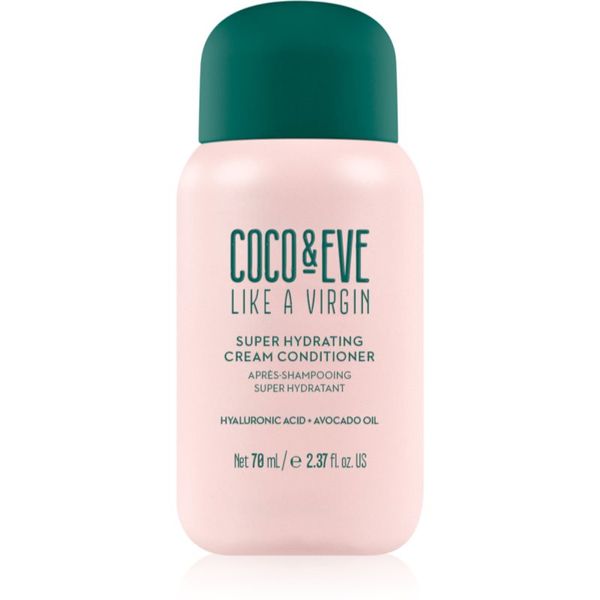 Coco & Eve Coco & Eve Like A Virgin Super Hydrating Cream Conditioner vlažilni balzam za sijaj in mehkobo las 70 ml