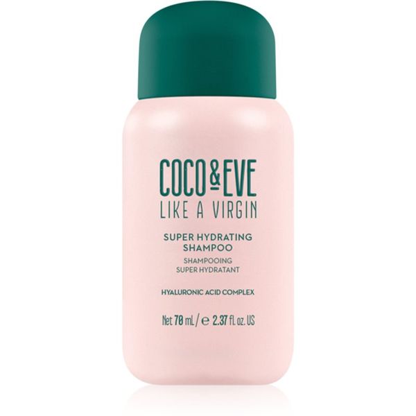 Coco & Eve Coco & Eve Like A Virgin Super Hydrating Shampoo vlažilni šampon za sijaj in mehkobo las 70 ml