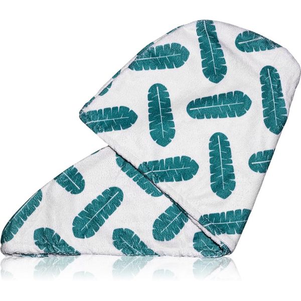 Coco & Eve Coco & Eve Microfibre Hair Towel Wrap brisača za lase 1.0 Leaf Print